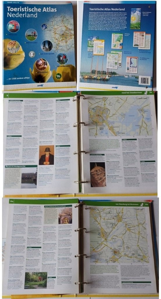 Toeristische atlas Nederland ANWB, Overige atlassen, Diverse auteurs, Ophalen of Verzenden, Zo goed als nieuw