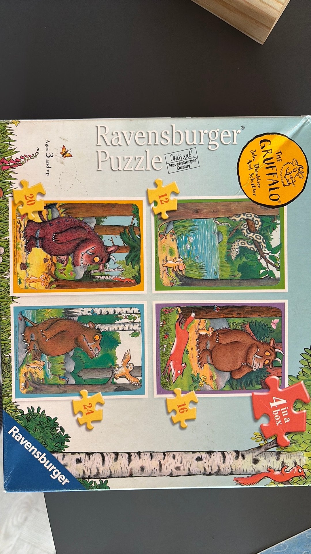 Gruffalo puzzels 3 jaar/4 jaar/5 jaar, Ophalen, Meer dan 50 stukjes, Zo goed als nieuw