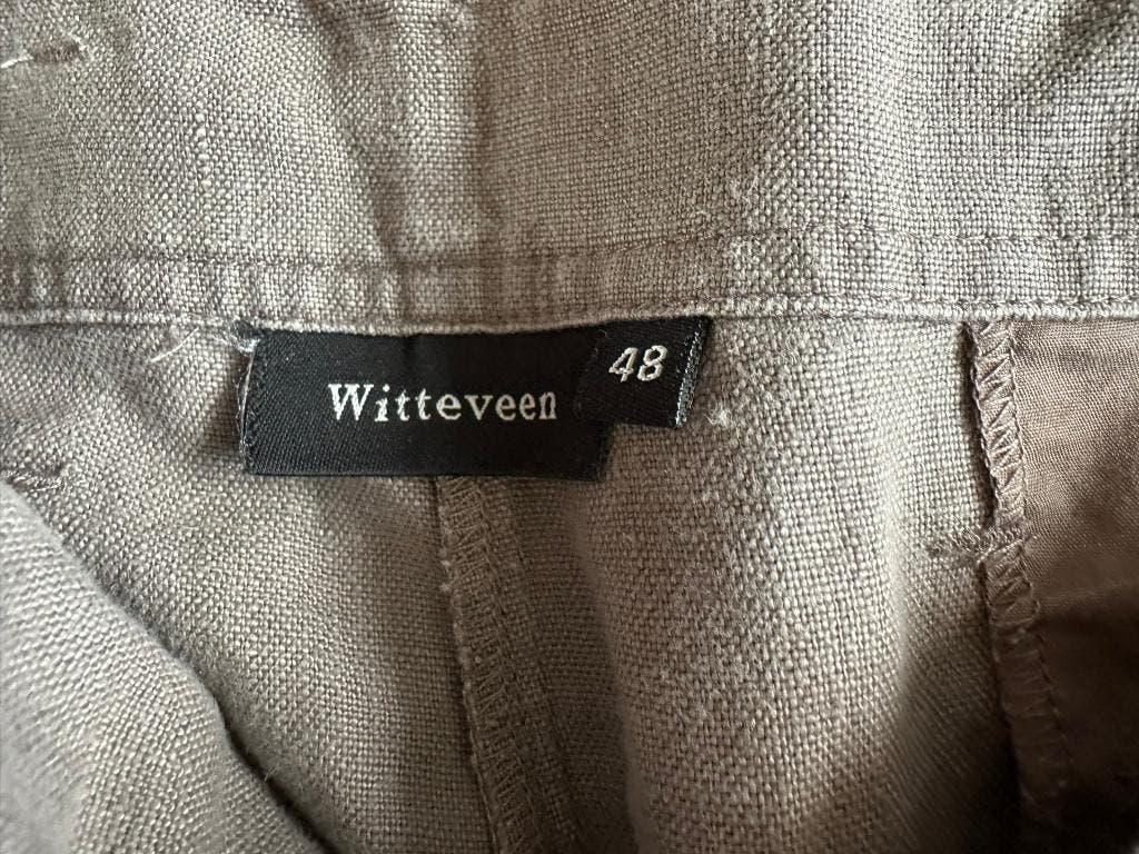 linnen lange broek maat 48, Kleding | Dames, Grote Maten, Ophalen of Verzenden, Witteveen, Gedragen, Broek of Spijkerbroek