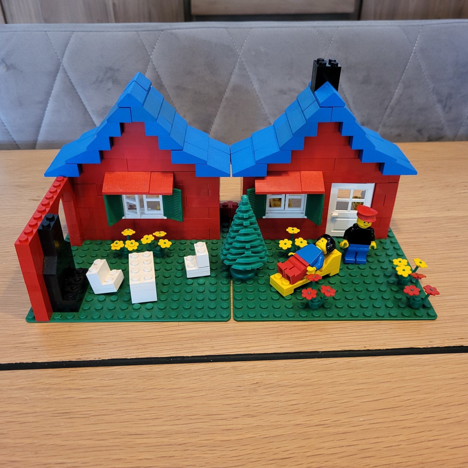 376 lego jaren 70 town house with garden, Ophalen of Verzenden