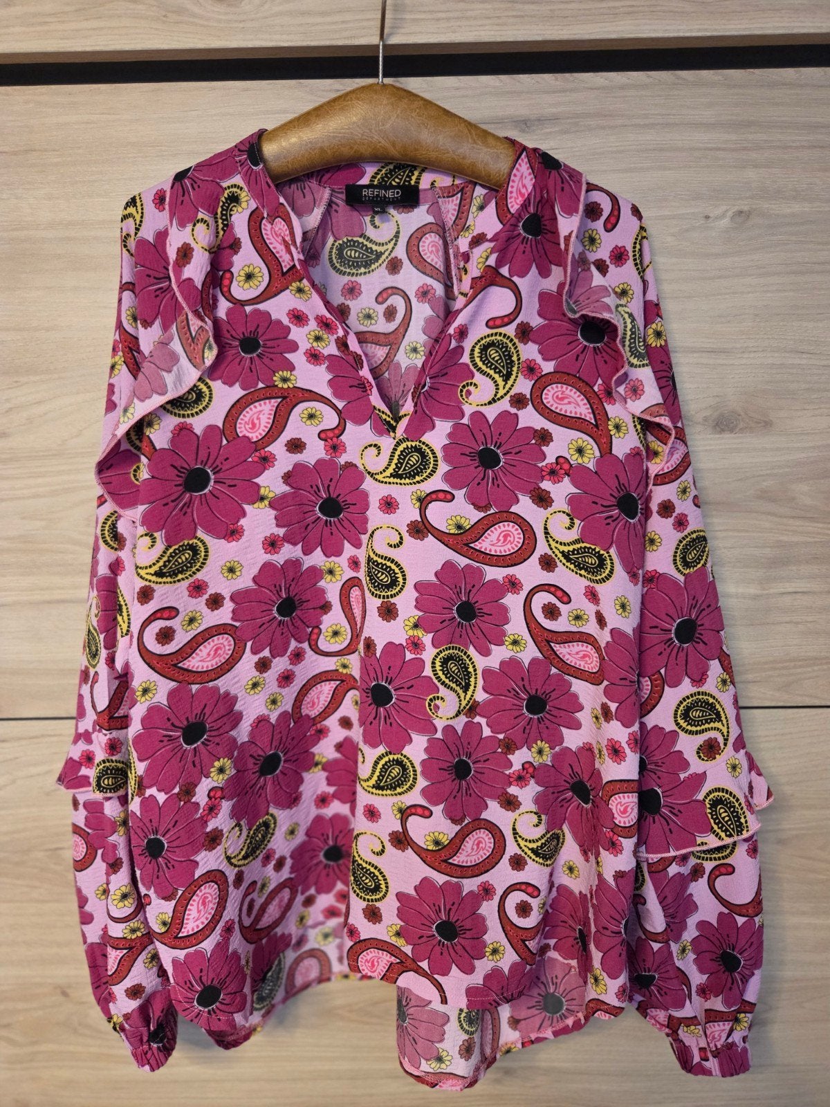 Refined Department blouse dames roze maat XL nette staat, Maat 46/48 (XL) of groter, Ophalen of Verzenden, Zo goed als nieuw, Roze