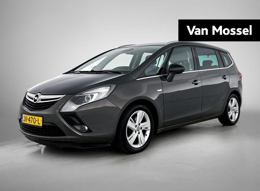 Opel Zafira Tourer 1.4 Blitz 7p. | Navigatie | Camera | Clim, Stof, Gebruikt, Zwart, 4 cilinders