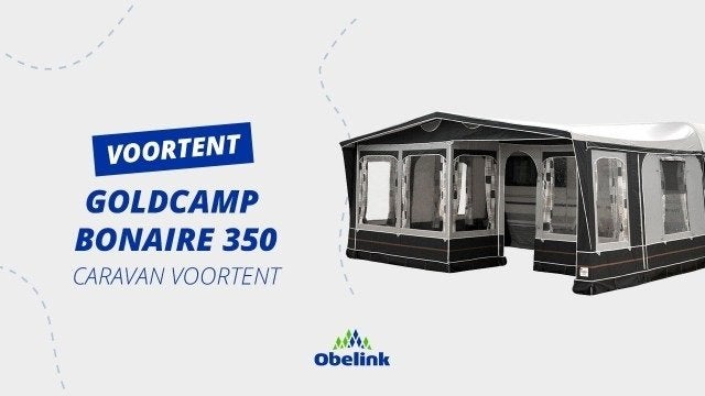 Te koop voortent goldcamp bonaire 350 omloopmaat 6, Ophalen, Zo goed als nieuw