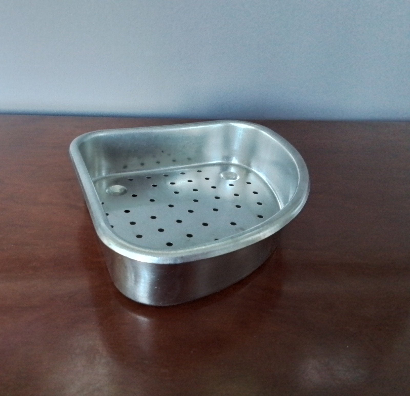 RVS Hoek Gootsteenbakje 20x16x4cm - izgst, Overige typen, Zilver, Ophalen of Verzenden, Zo goed als nieuw