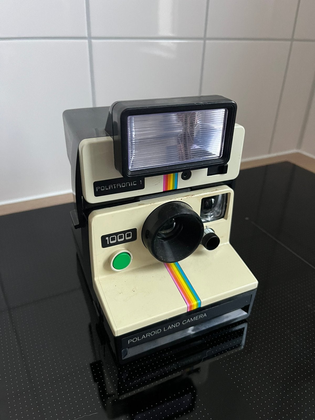 Vintage Polaroid Polatronic 1 land camera, Ophalen of Verzenden, Polaroid, Polaroid