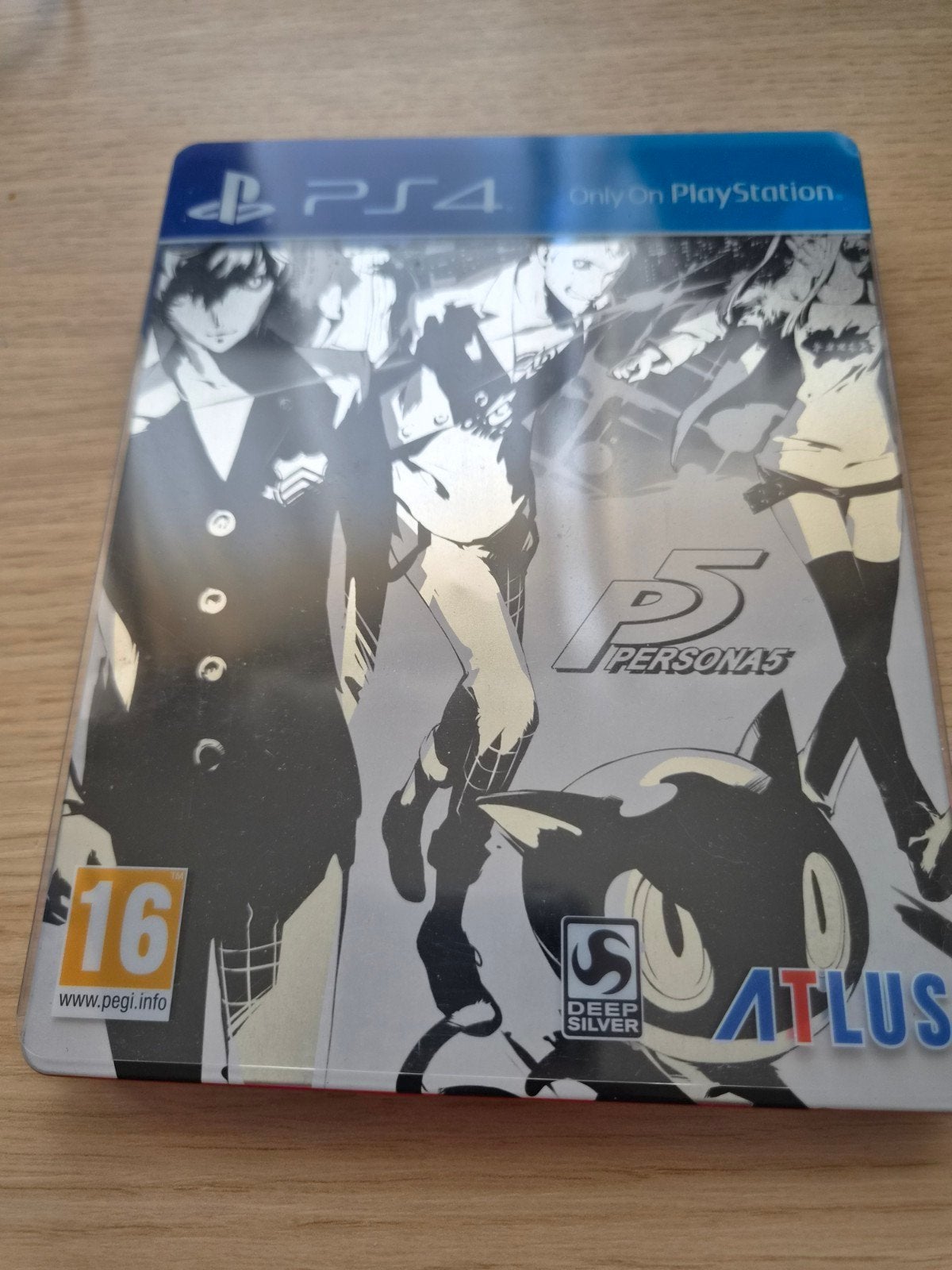 Persona 5 PS4 - Steelbook Edition, 1 speler, Ophalen of Verzenden, Zo goed als nieuw, Role Playing Game (Rpg)