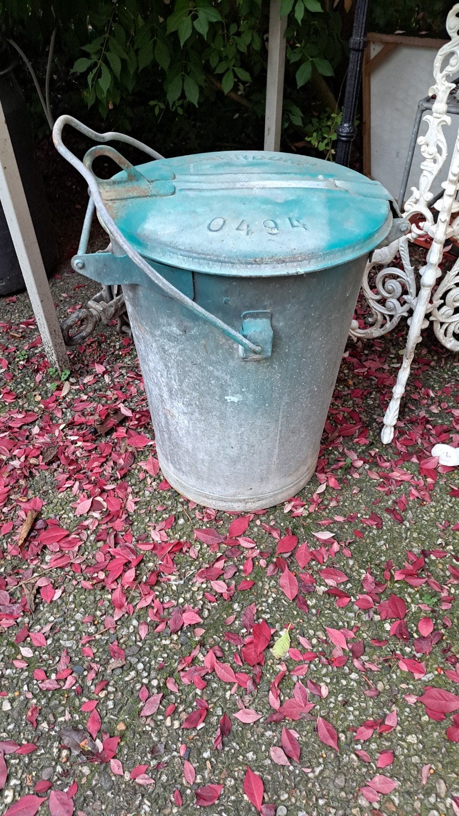 Vintage Leiderdorp Vuilnisemmer - Authentiek en Decoratief, Ophalen