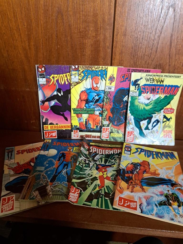 Spiderman vintage comics, Meerdere comics, Ophalen of Verzenden, Zo goed als nieuw, Europa