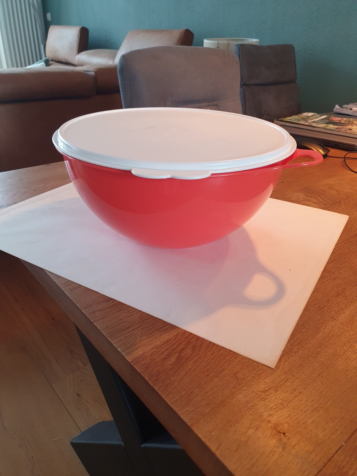 tupperware superkom, Ophalen, Oranje, Bak of Kom
