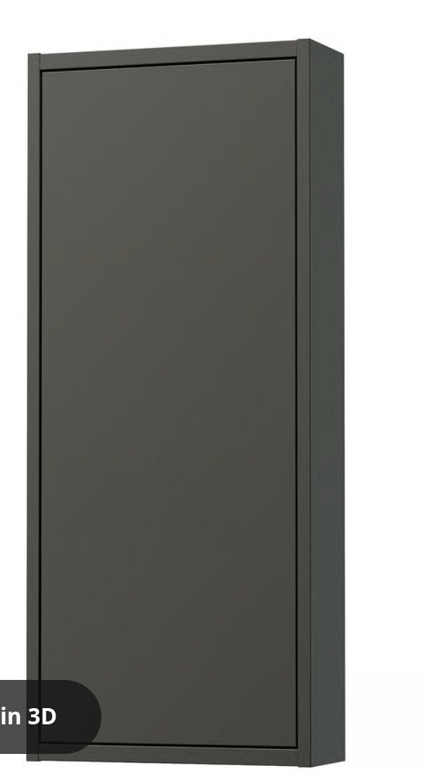 Ikea Havback donkergrijs badkamerkast, Huis en Inrichting, Ophalen, (Half)hoge kast, Minder dan 50 cm, Nieuw