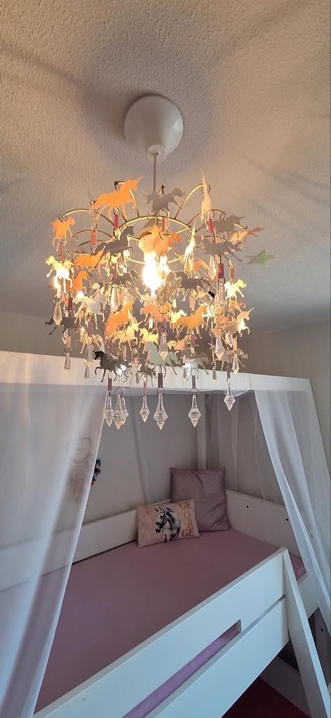 Eenhoorn lamp zgan - meide paarden lamp, Kindvriendelijk, Speels, Eenhoorn, Magisch, Overige materialen, Ophalen of Verzenden