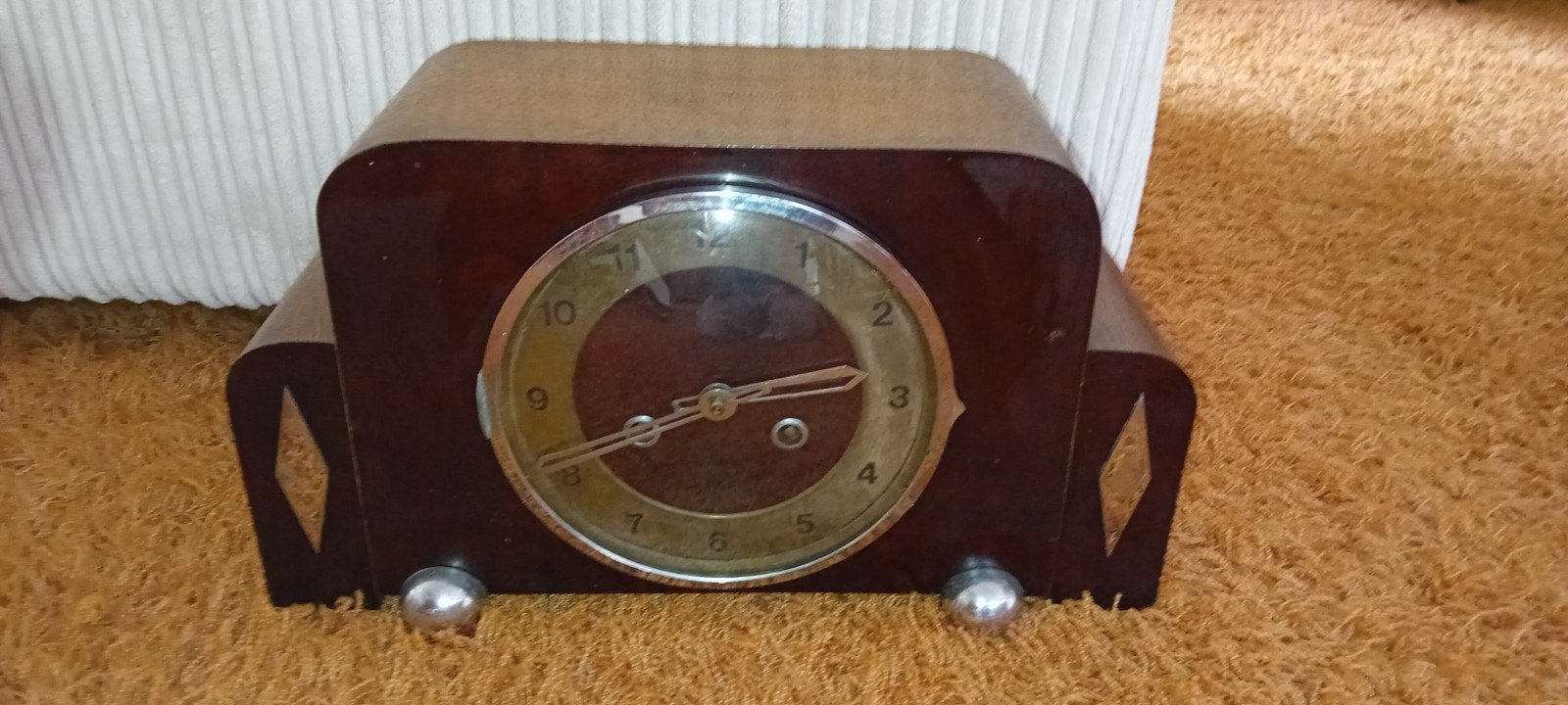 Art deco klok jaren 30, Ophalen