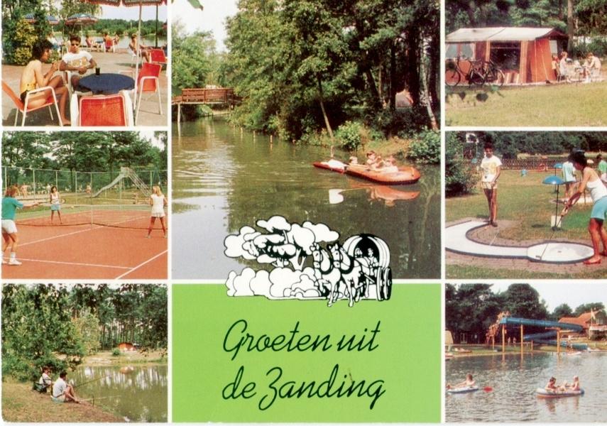 B33 Otterlo Camping "De Zanding" Vijverlaan 1, Ophalen of Verzenden, 1960 tot 1980, Gelderland