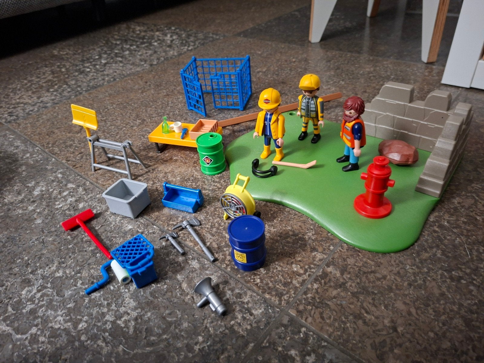 playmobil werkers/bouwers, Ophalen of Verzenden, Zo goed als nieuw