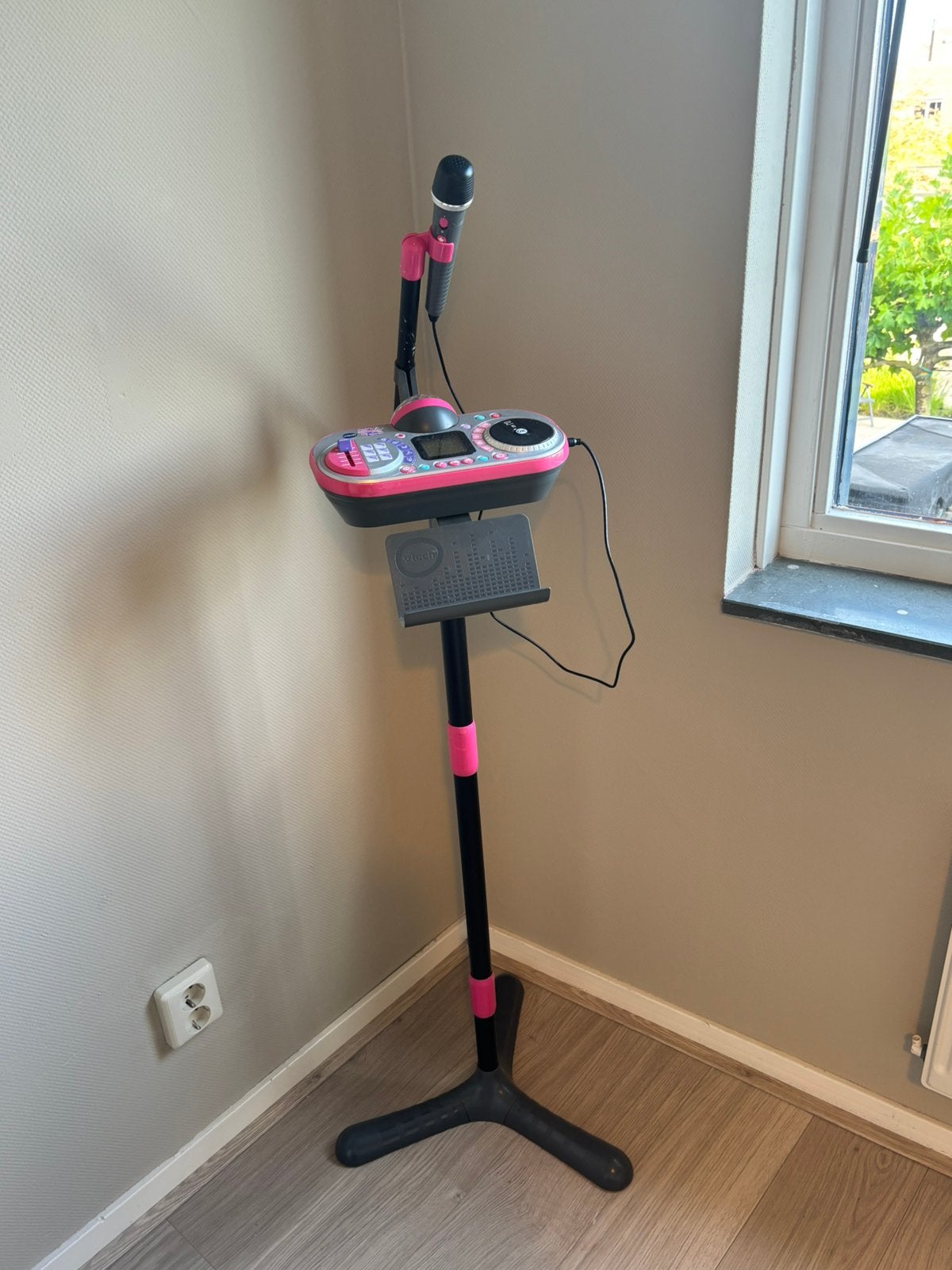 Vtech Kidi Super Star Microfoon Karaoke Set Roze, Ophalen, Zo goed als nieuw, Microfoon(s)