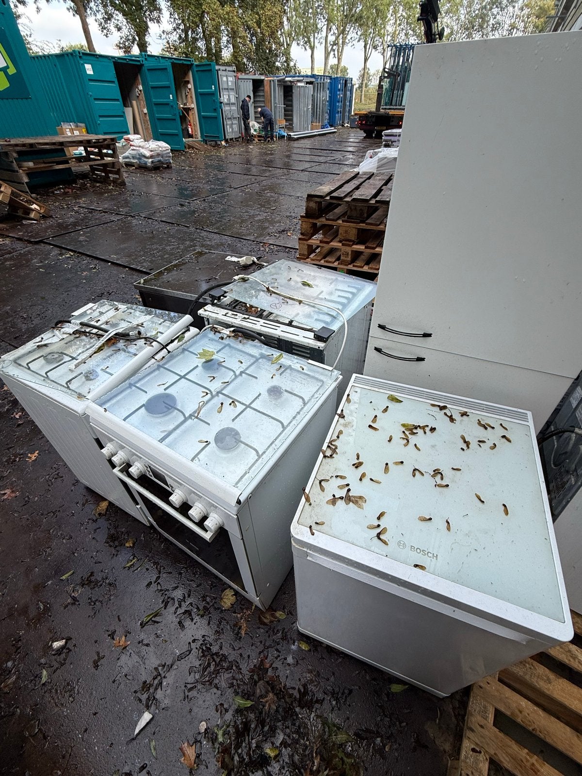 Gebruikte koelkasten en gasfornuizen, Ophalen, Gebruikt