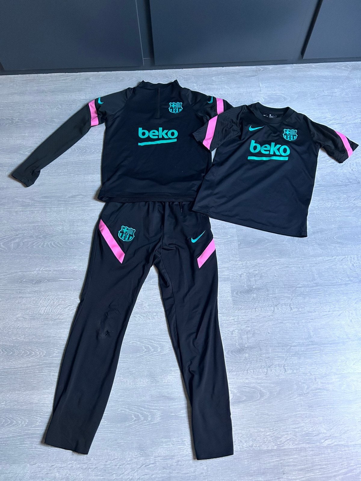 Nike FC Barcelona, Sport en Fitness, Voetbal, Maat XS of kleiner, Ophalen of Verzenden, Gebruikt, Trainingspak