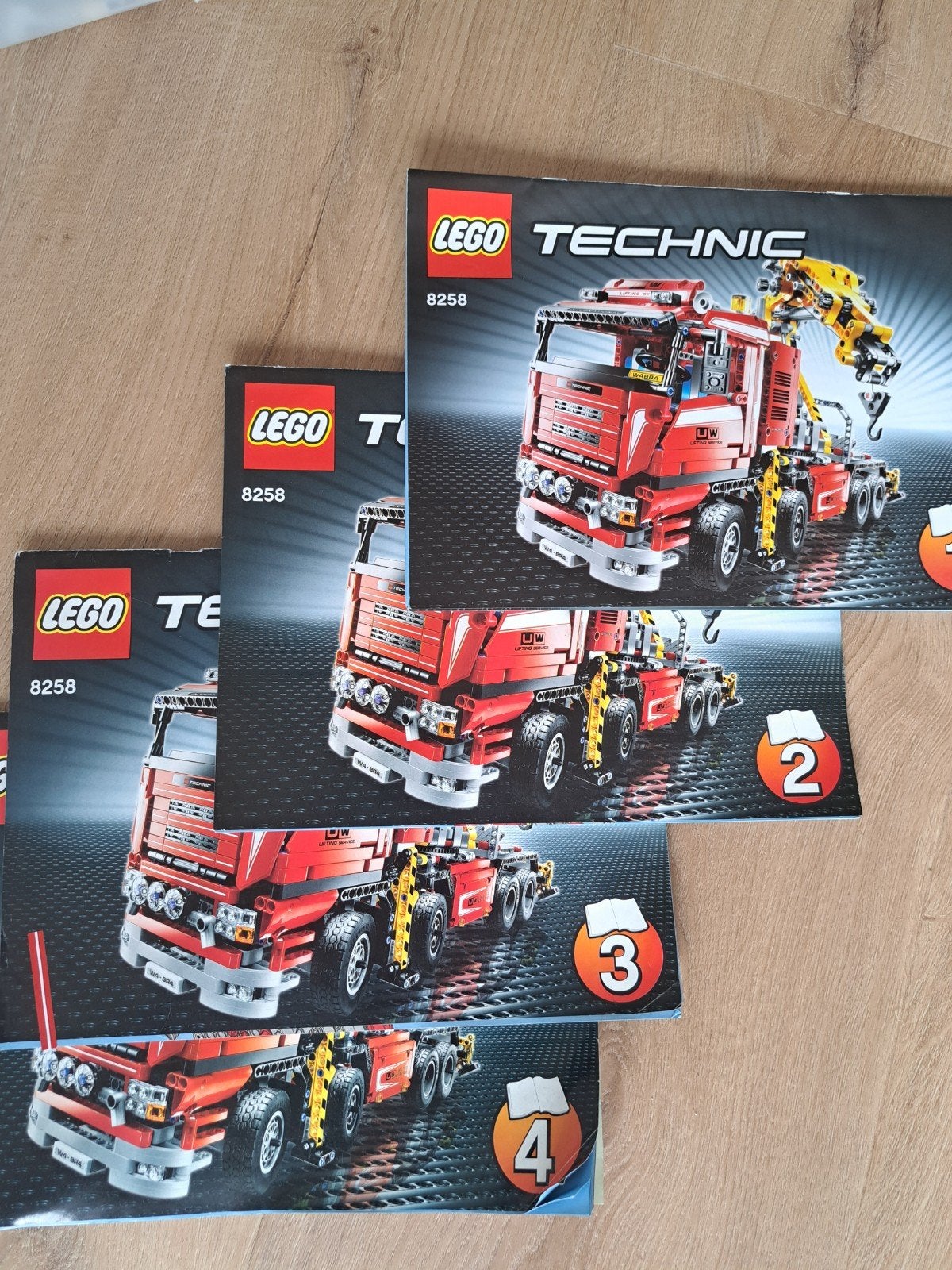 Lego technic nr 8258, 8259, 8045 en 8052, Ophalen, Zo goed als nieuw