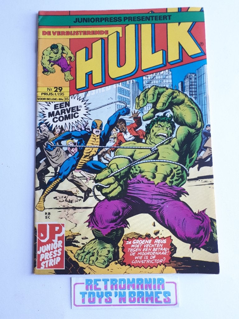 stripboek marvel - de verbijsterende hulk nummer 29, Boeken, Eén stripboek, Verzenden, Gelezen