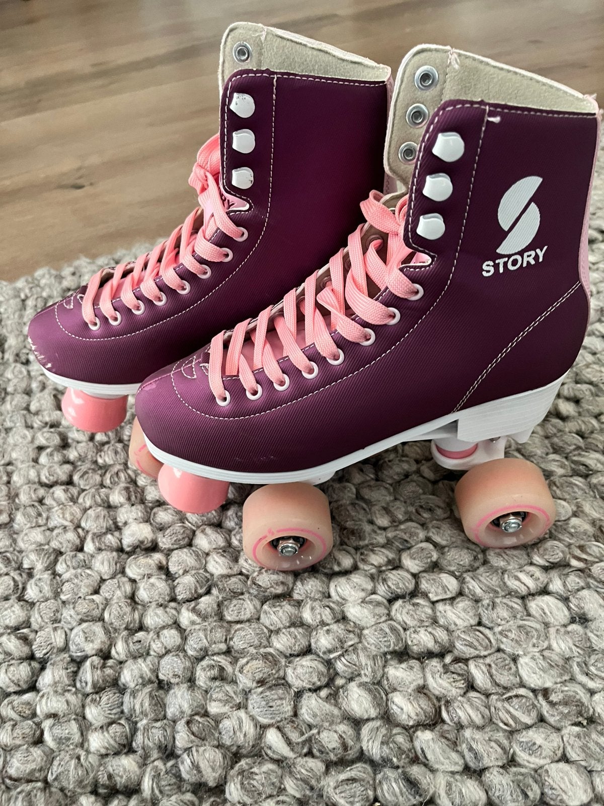 Rolschaatsen paars Story maat 37, Ophalen, Zo goed als nieuw, Kinderen