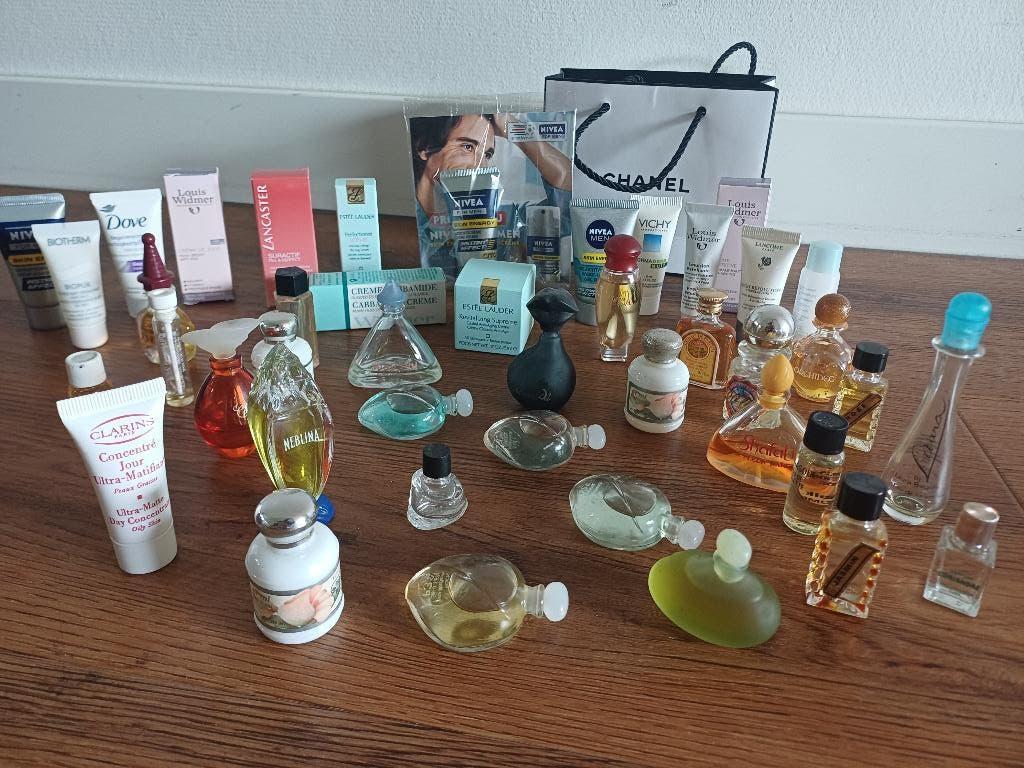 Miniaturen/proefmonsters parfum, o.a. L'Occitane Musc, Ophalen, Gebruikt, Miniatuur, Gevuld