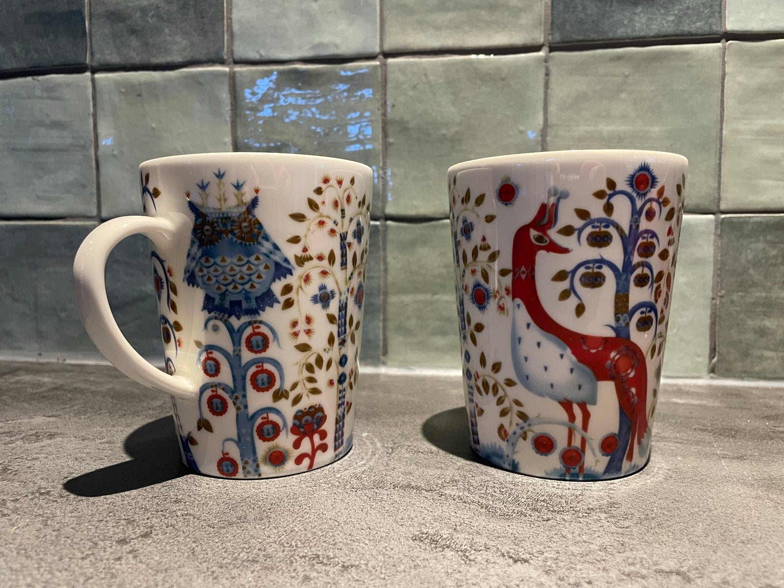 Prachtige Iittala mokken - per stuk of als set, Huis en Inrichting, Overige typen, Ophalen of Verzenden, Zo goed als nieuw, Steen/keramiek