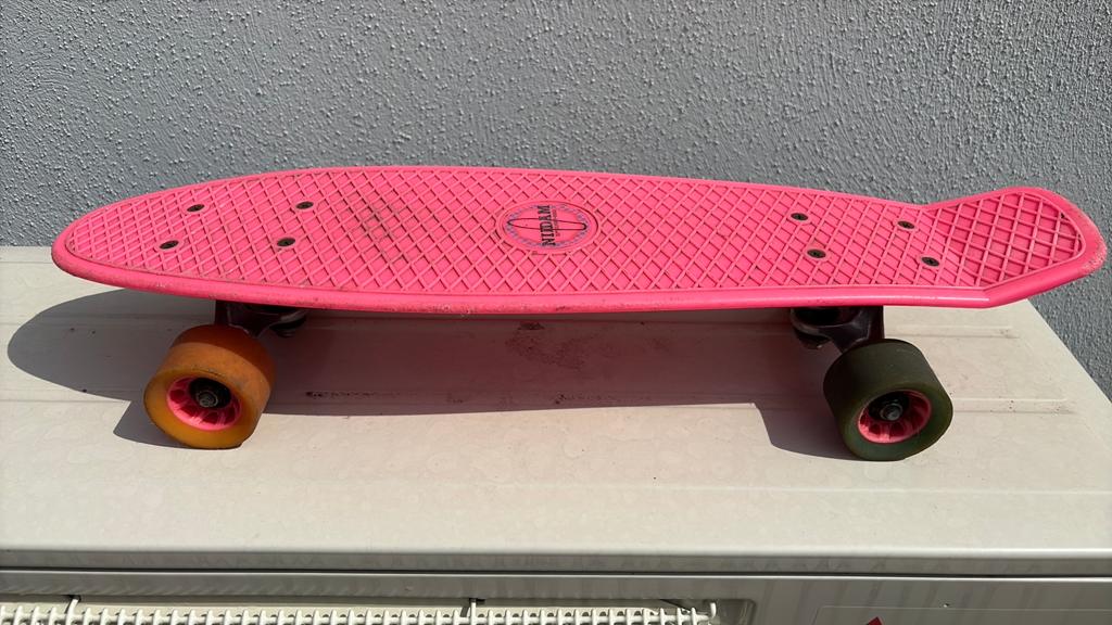 Skateboard Nidam 57 cm lang, Ophalen of Verzenden, Gebruikt, Skateboard