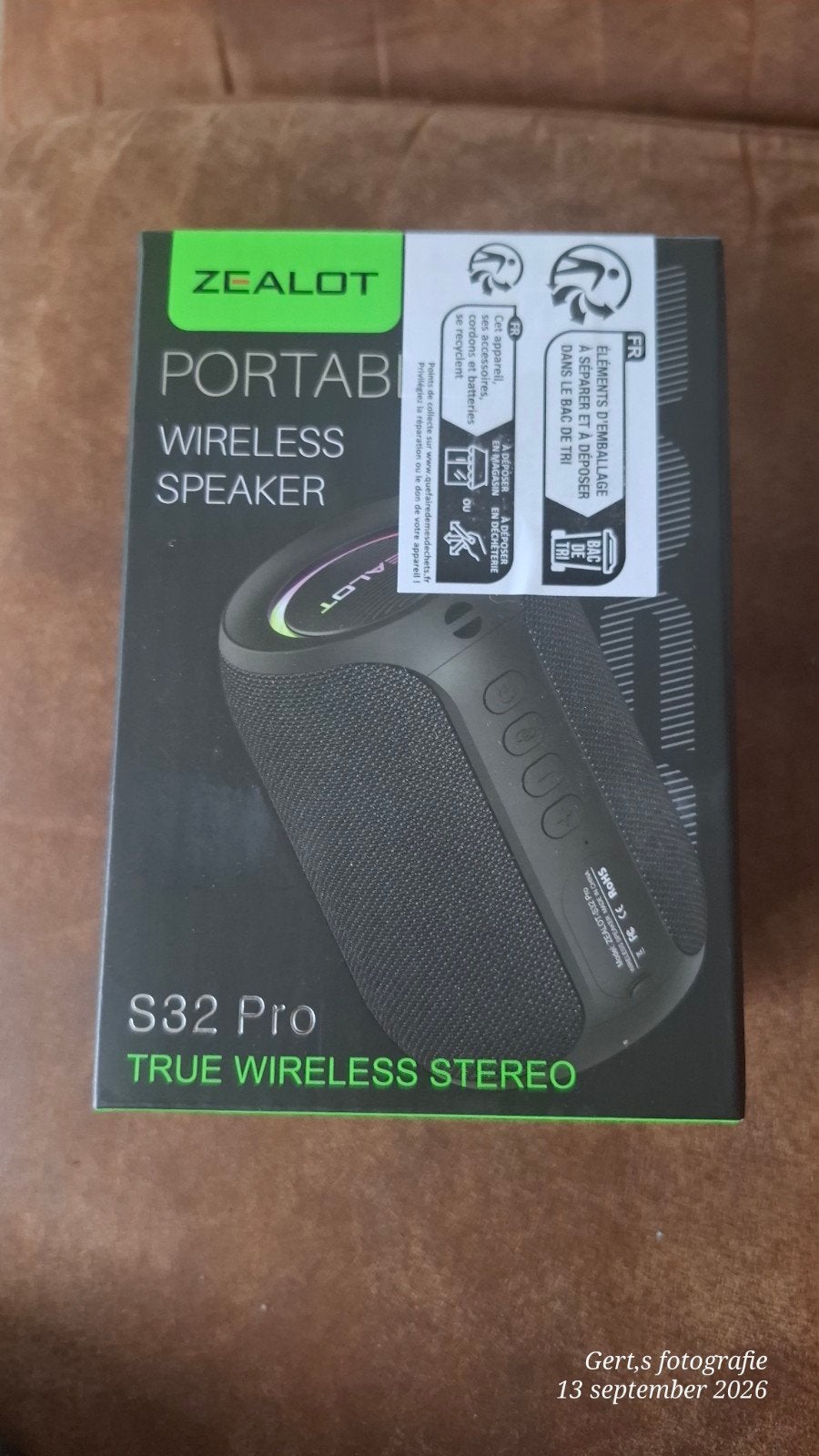 Nieuwe Zealot S32 Pro Draagbare Bluetooth Speaker, Overige merken, AUX-ingang, Nieuw, Ophalen of Verzenden