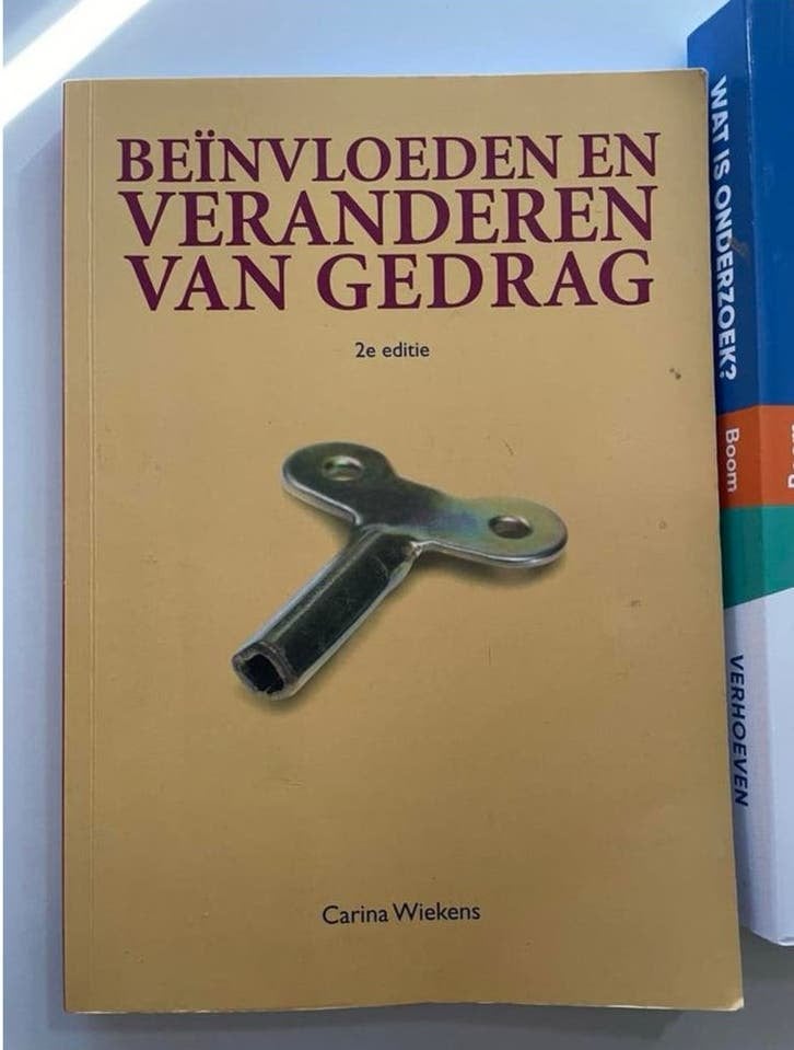 Beïnvloeden en veranderen van gedrag - Carina Wiekens, Ophalen of Verzenden, Zo goed als nieuw, Overige niveaus