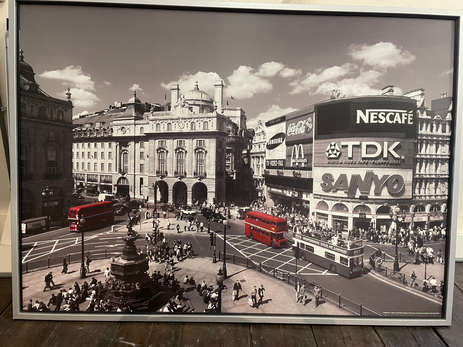 Ikea foto met lijst thema London, Ophalen, Zo goed als nieuw, 125 cm of meer, Foto of Poster
