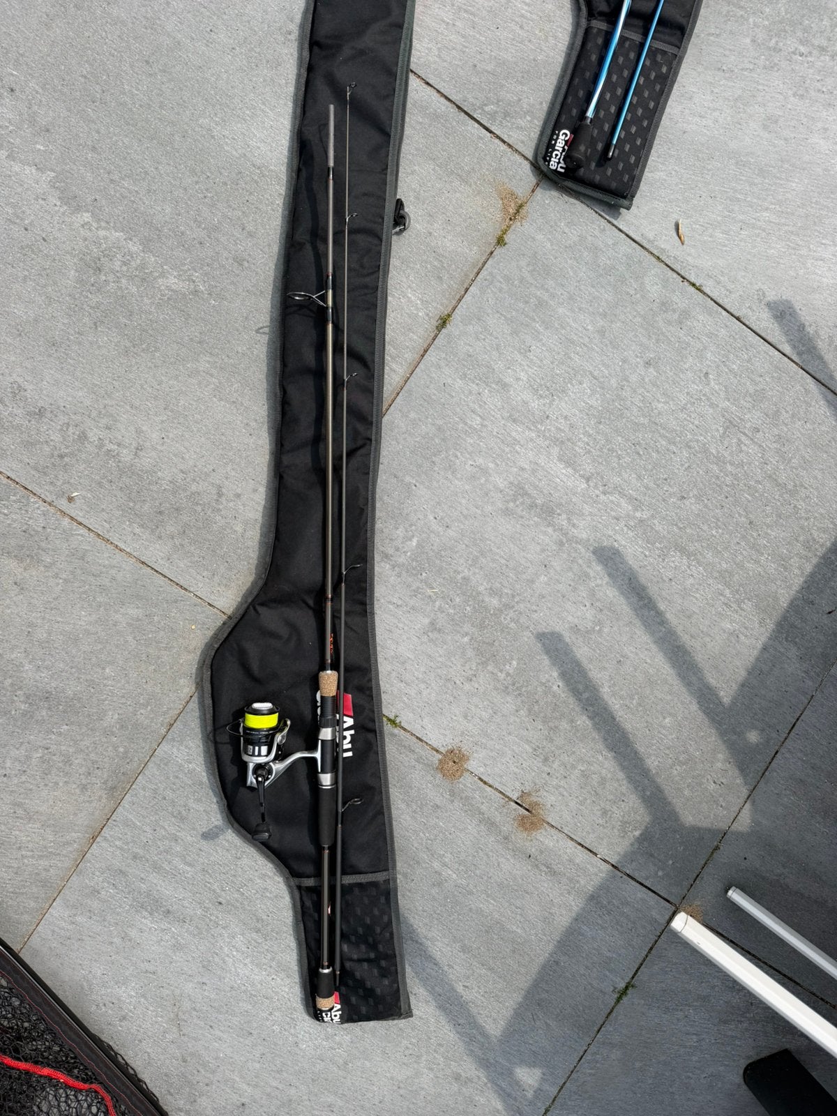 Berkley Fireflex met Molen - 2.44m, 30/60g, Ophalen, Zo goed als nieuw, Complete hengel