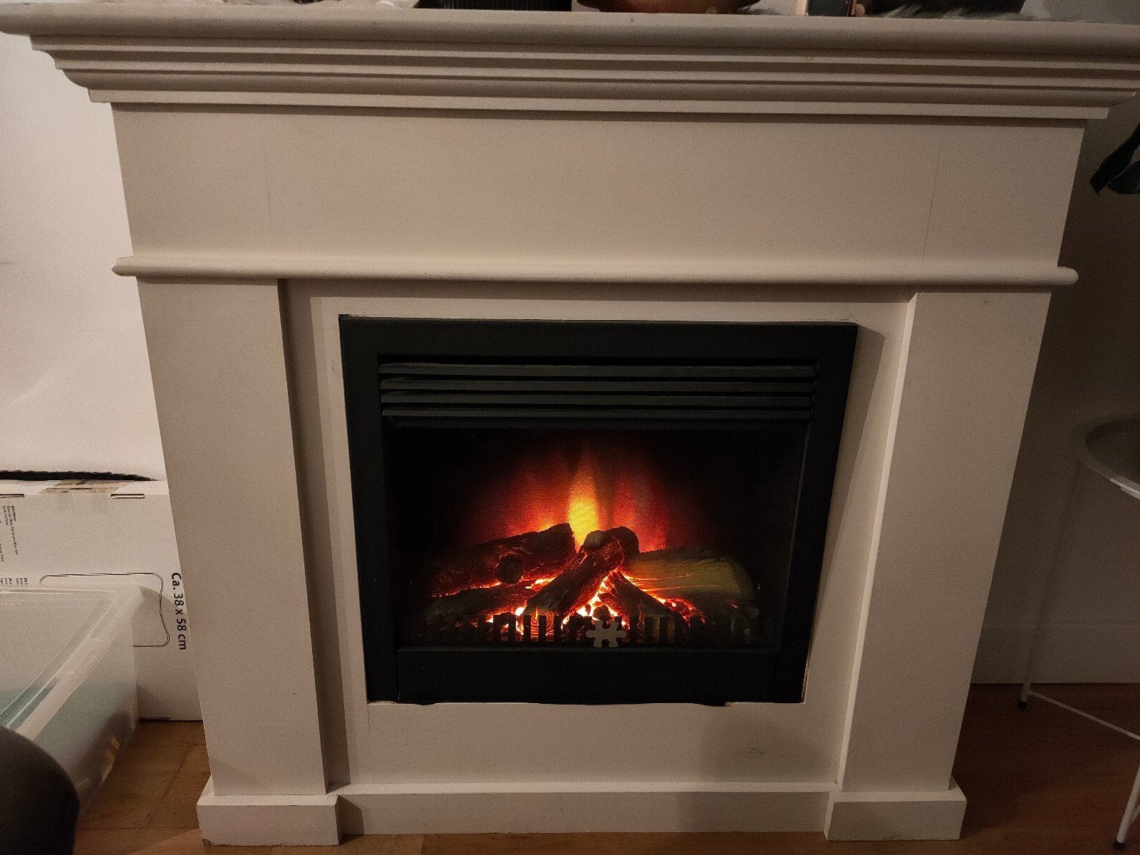 Elektrische haard met schouw - Sfeervol en warm