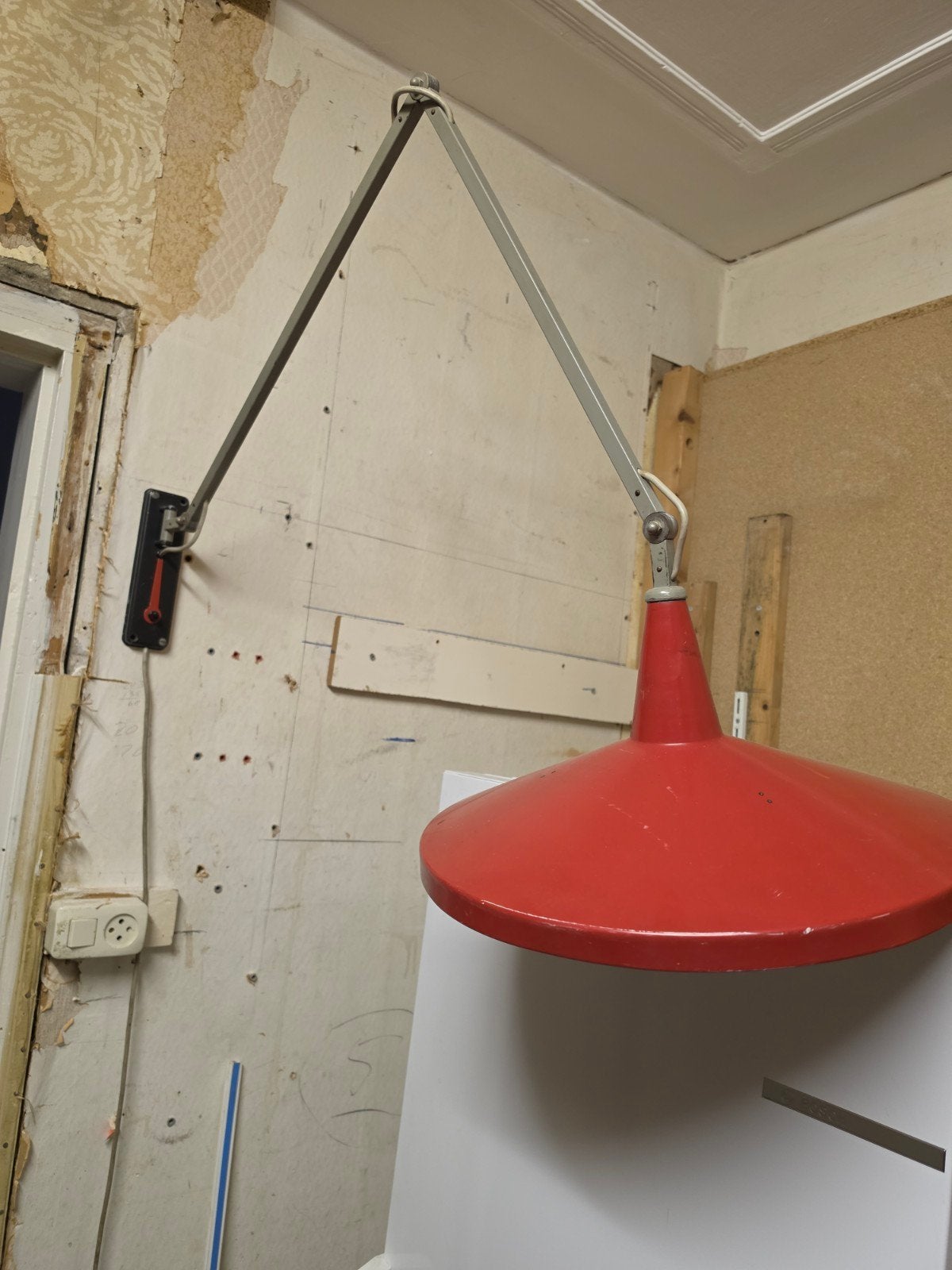 Iconische Gispen GISO 4050 Panamalamp - Wim Rietveld, Ophalen