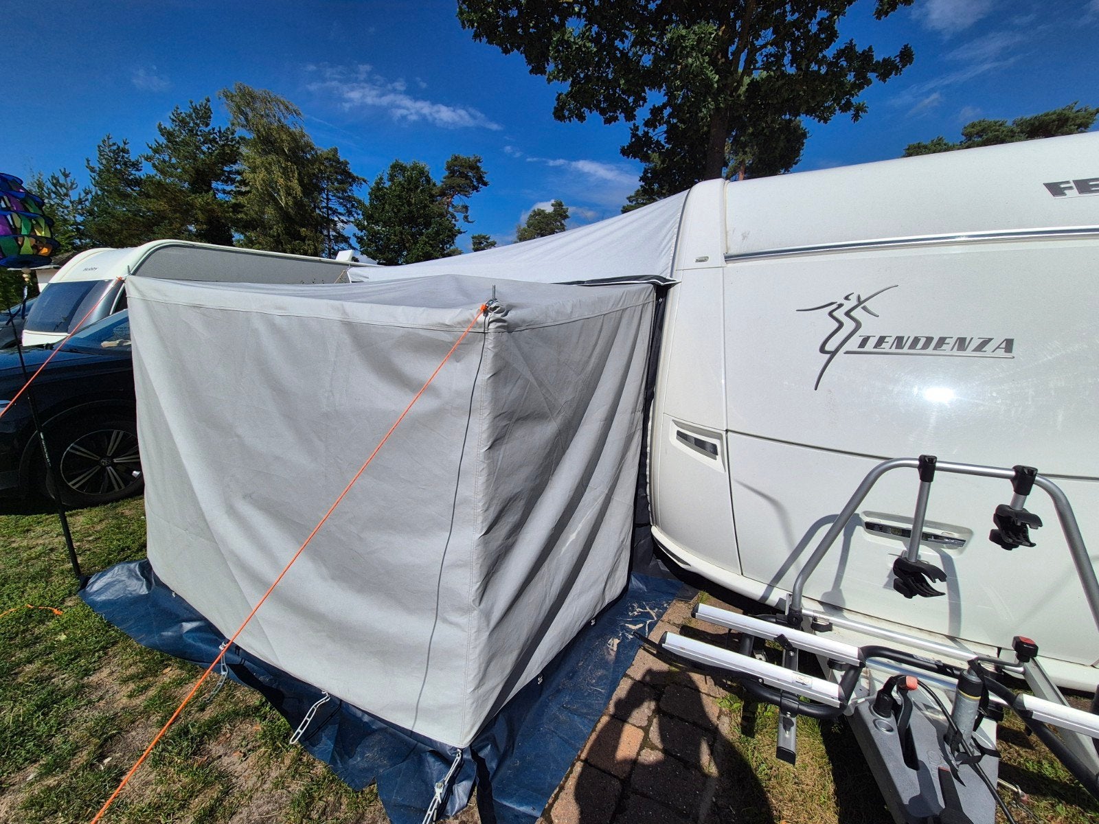 Uitbouw voor caravan voortent, Ophalen, Gebruikt, Polyester, Overige merken