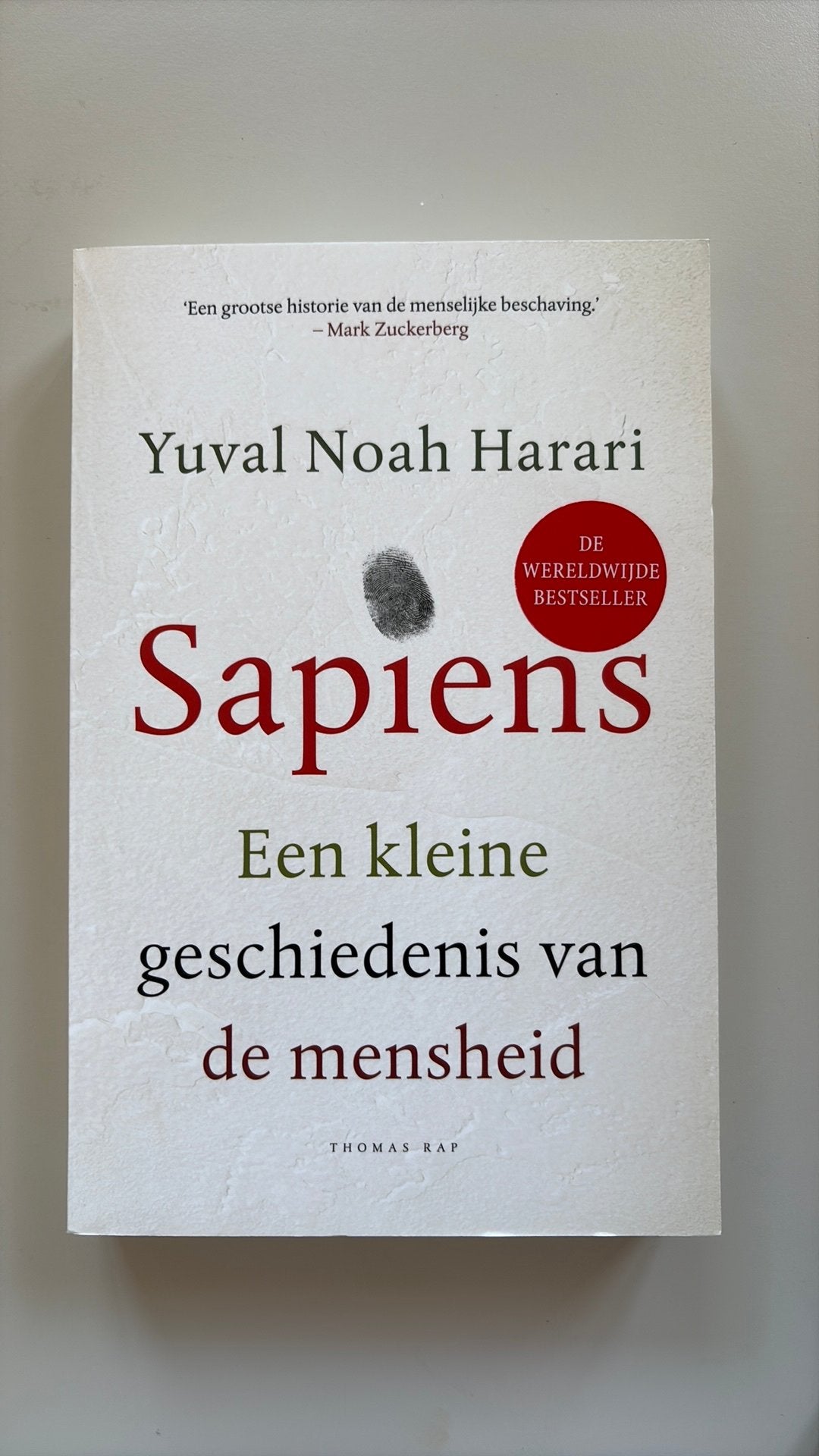 Yuval Noah Harari - Sapiens, Ophalen of Verzenden, Zo goed als nieuw, Yuval Noah Harari
