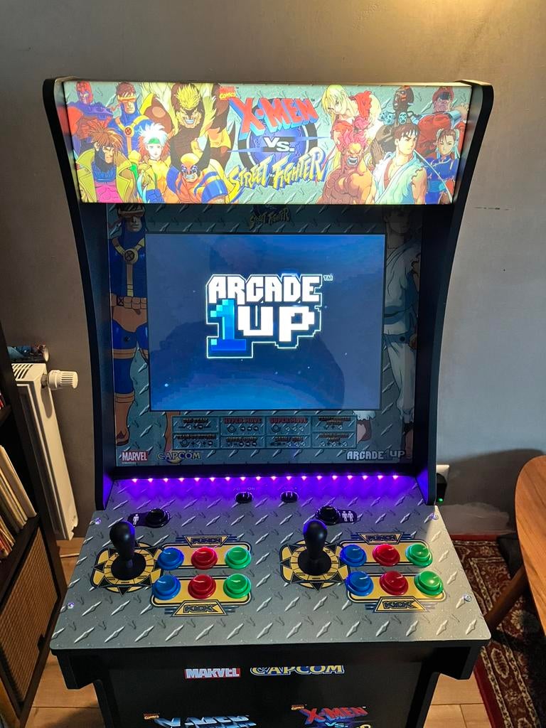 Arcade 1UP streetfighter vs x-men arcadekast, Spelcomputers en Games, Spelcomputers | Overige, Ophalen, Nieuw