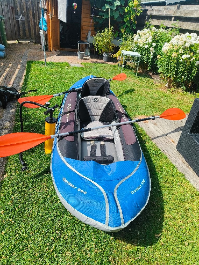 Boot Infinity Odyssey 295 Inflatable 2 Man Kayak, Ophalen, Opblaasbaar, Gebruikt, 2-persoons
