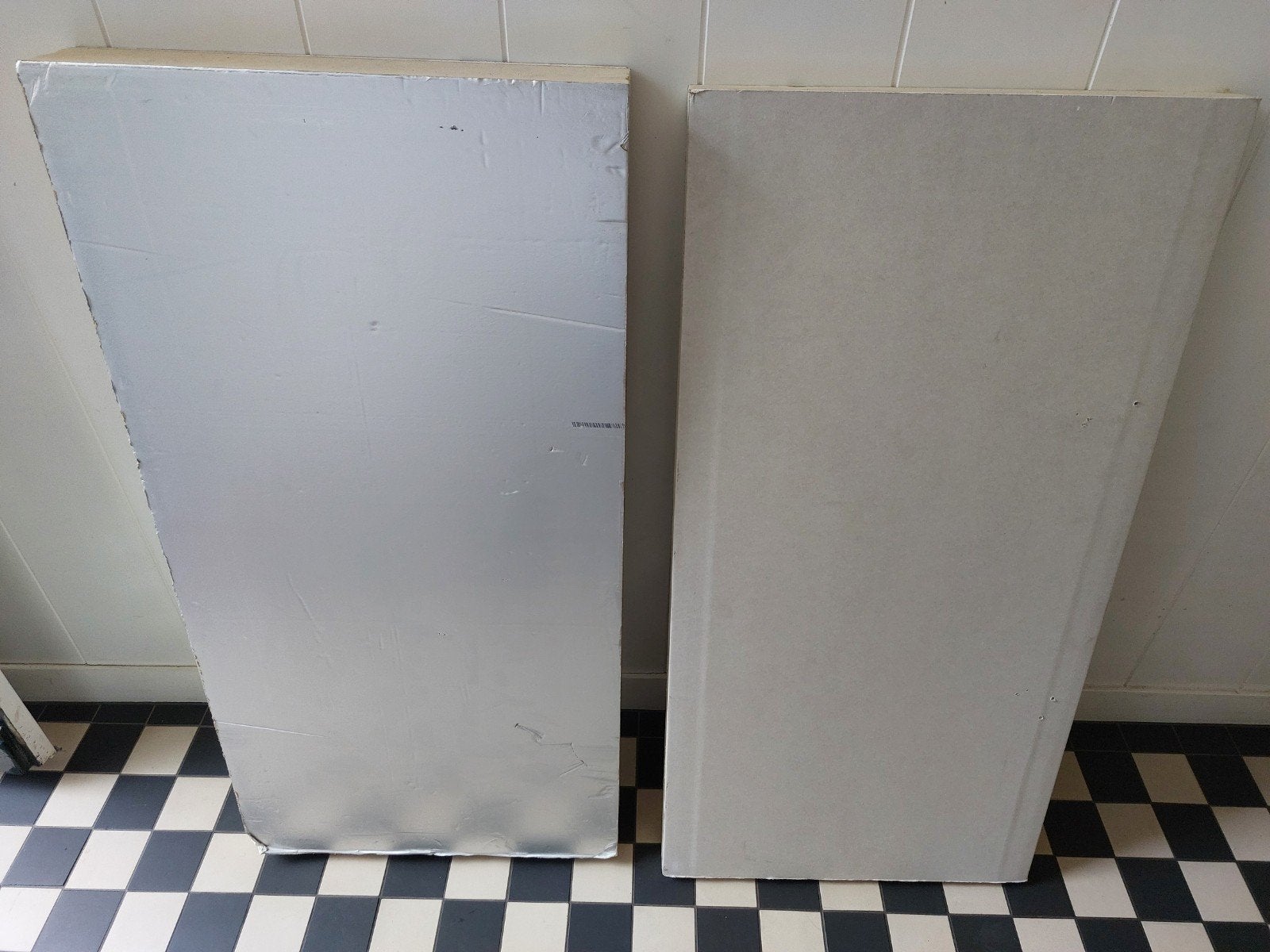 Gratis af te halen pir Isolatieplaten met gips, Ophalen, Dakisolatie, 4 tot 8 cm, Gebruikt