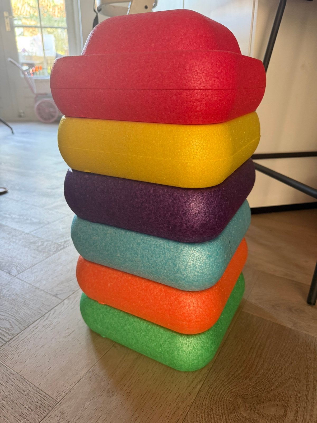 Stapelstenen steppingstones blokken, Ophalen, Gebruikt, Jongen of Meisje