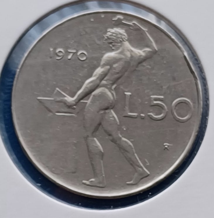 talië 50 Lire - 1970, Verzenden, Italië, Losse munt