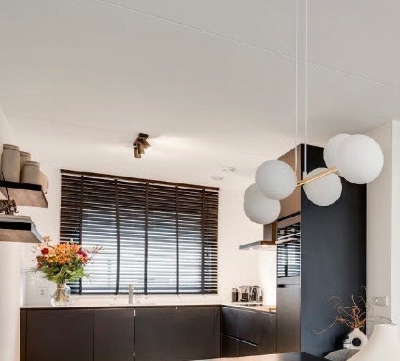 ✨LUXE ZWARTE GREEPLOOS KEUKEN+APPARATUUR✨, Huis en Inrichting, Ophalen, Zwart, Hoekkeuken, Zo goed als nieuw