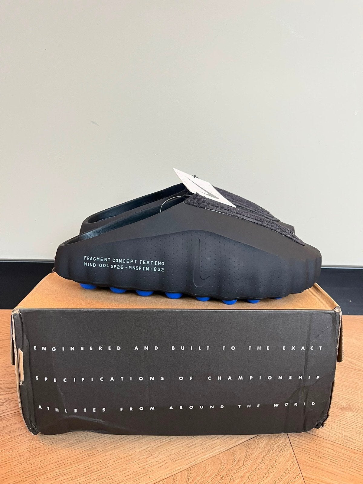 Nike Mind 001 x Fragment Slides / Slippers maat 43, Kleding | Heren, Schoenen, Zwart, Nike, Nieuw, Ophalen