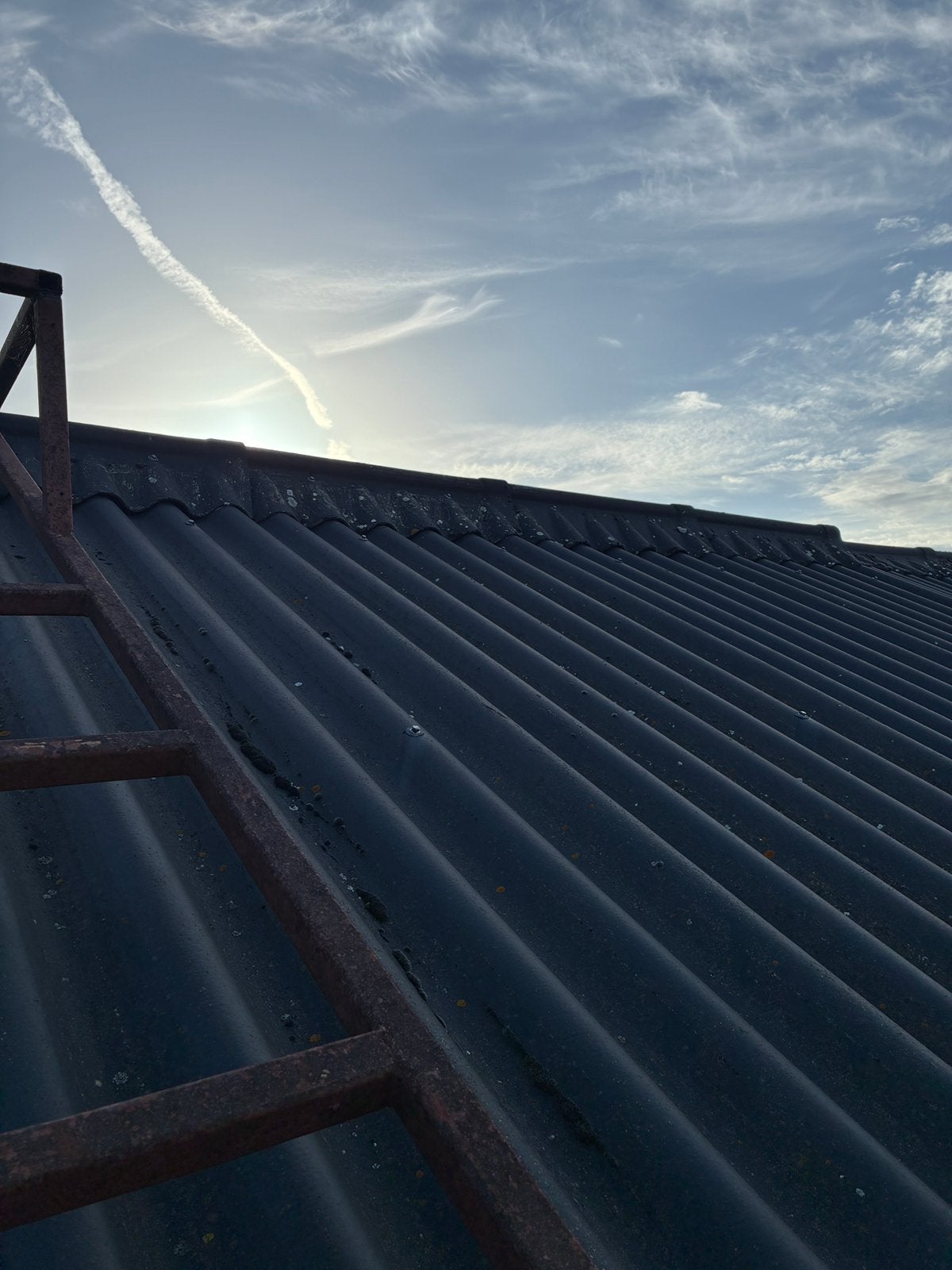 Vezelcement golfplaten en nokstukken, Ophalen, Overige materialen, Gebruikt, 15 m² of meer