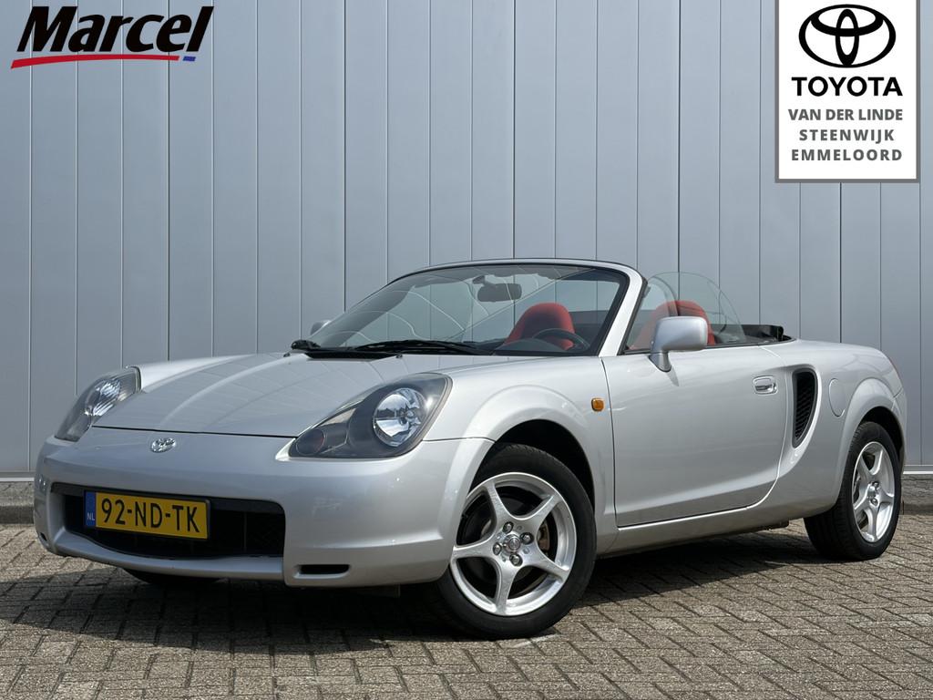 Toyota MR2 1.8-16v VVT-i Cabrio Uniek 44672 KM Rood Interieu, Cabriolet, 14 km/l, Bedrijf, Handgeschakeld