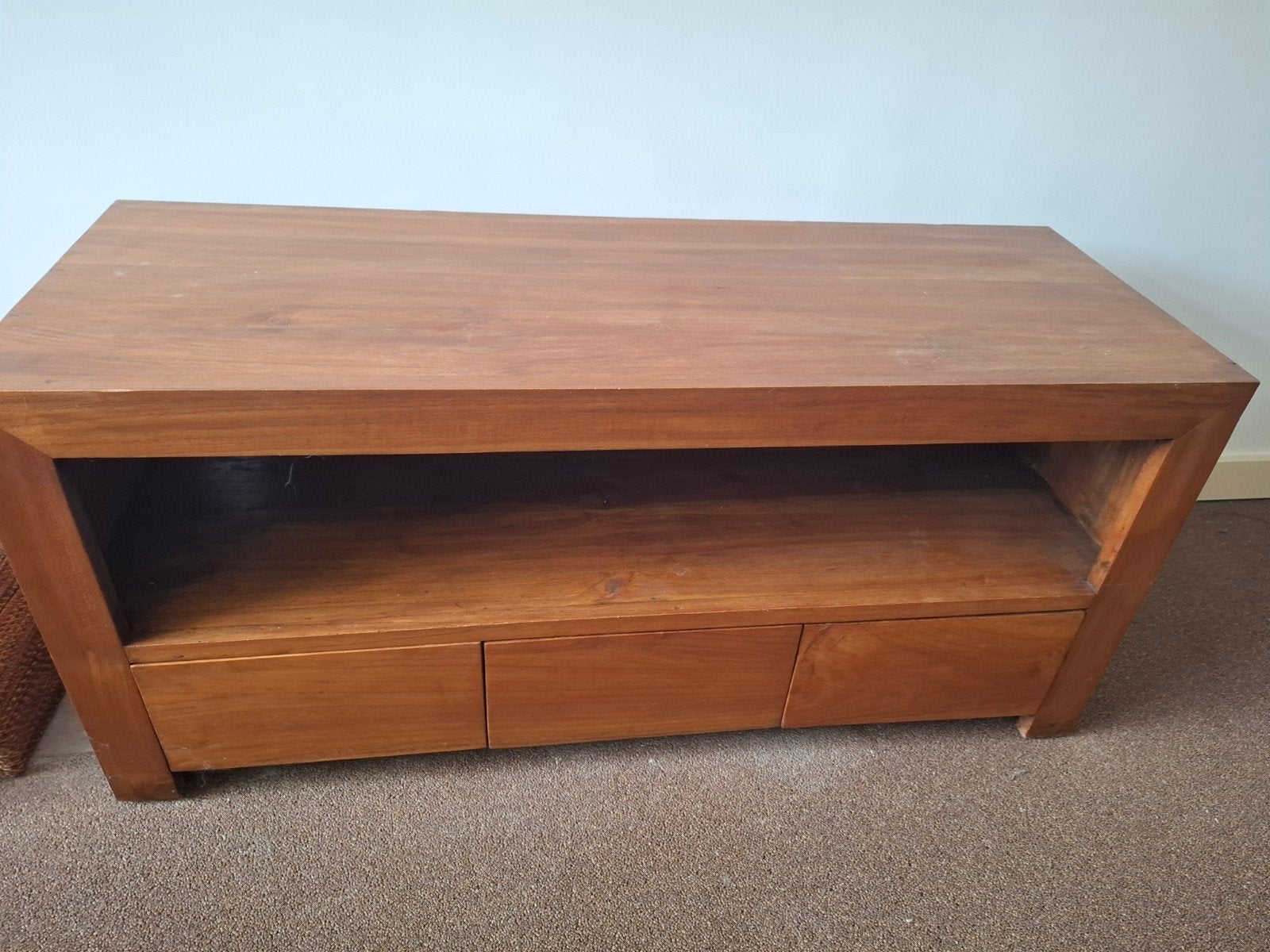 TV kast hout, Ophalen, 100 tot 150 cm, Minder dan 100 cm, 25 tot 50 cm