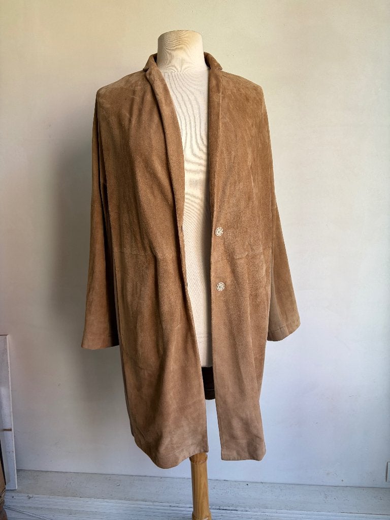 fabiana filippi jas suede beige bruin maat 42, Fabiana filippi, Beige, Maat 42/44 (L), Ophalen of Verzenden