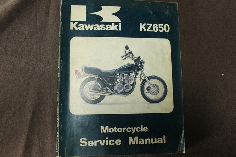 Kawasaki KZ650 1981 motorcycle service manual KZ 650 D F H, Motoren, Ophalen of Verzenden, Kawasaki