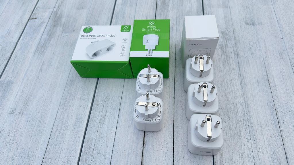 Smart Pluggen van Woox  3X en BeLife 4x werken met 1 app, Doe-het-zelf en Verbouw, Elektra en Kabels, Ophalen of Verzenden, Zo goed als nieuw