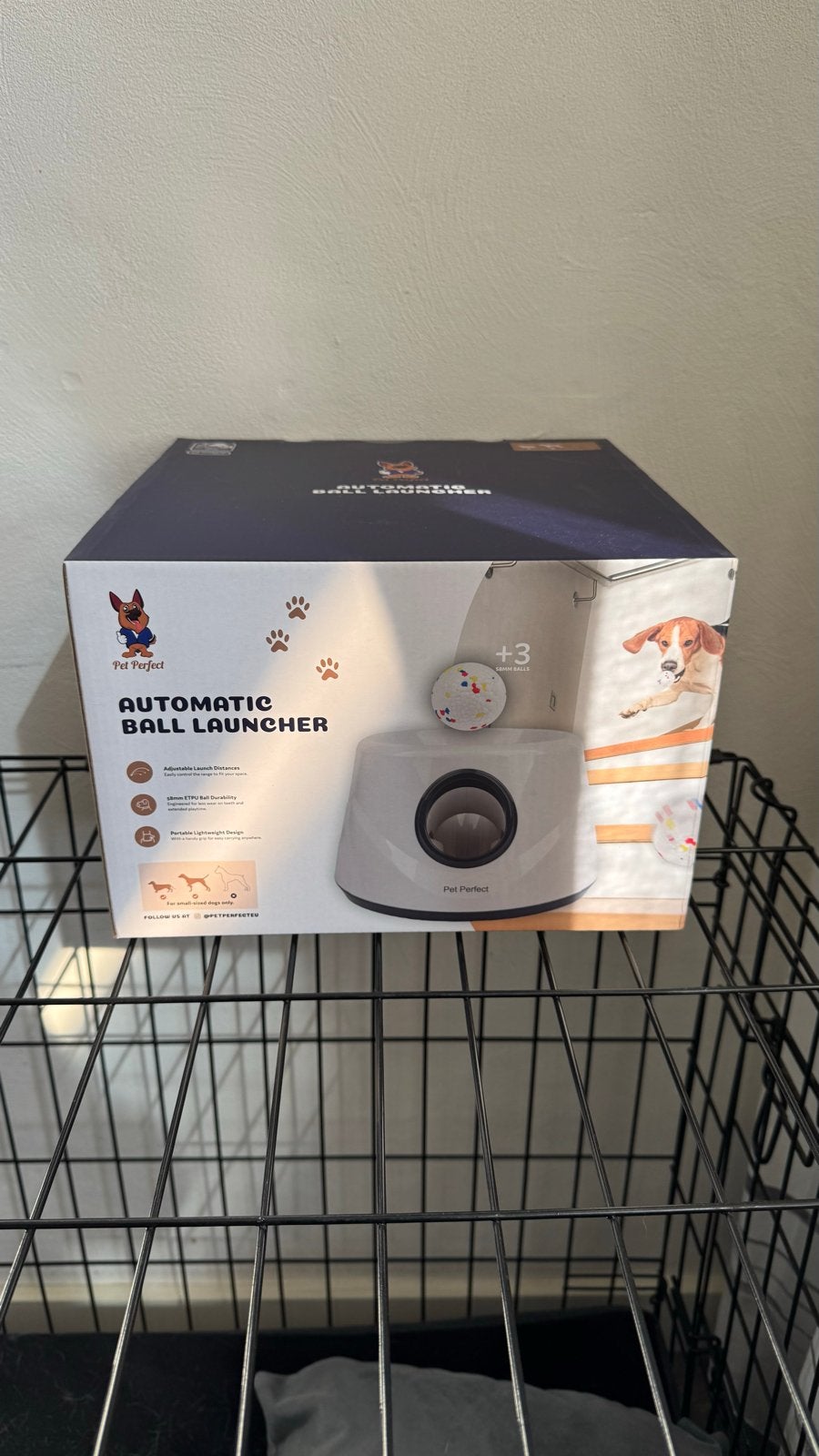 Nieuw!! Pet perfect automatische ballenschieter, Overige merken, Ophalen of Verzenden, Nieuw, Hondenspeelgoed