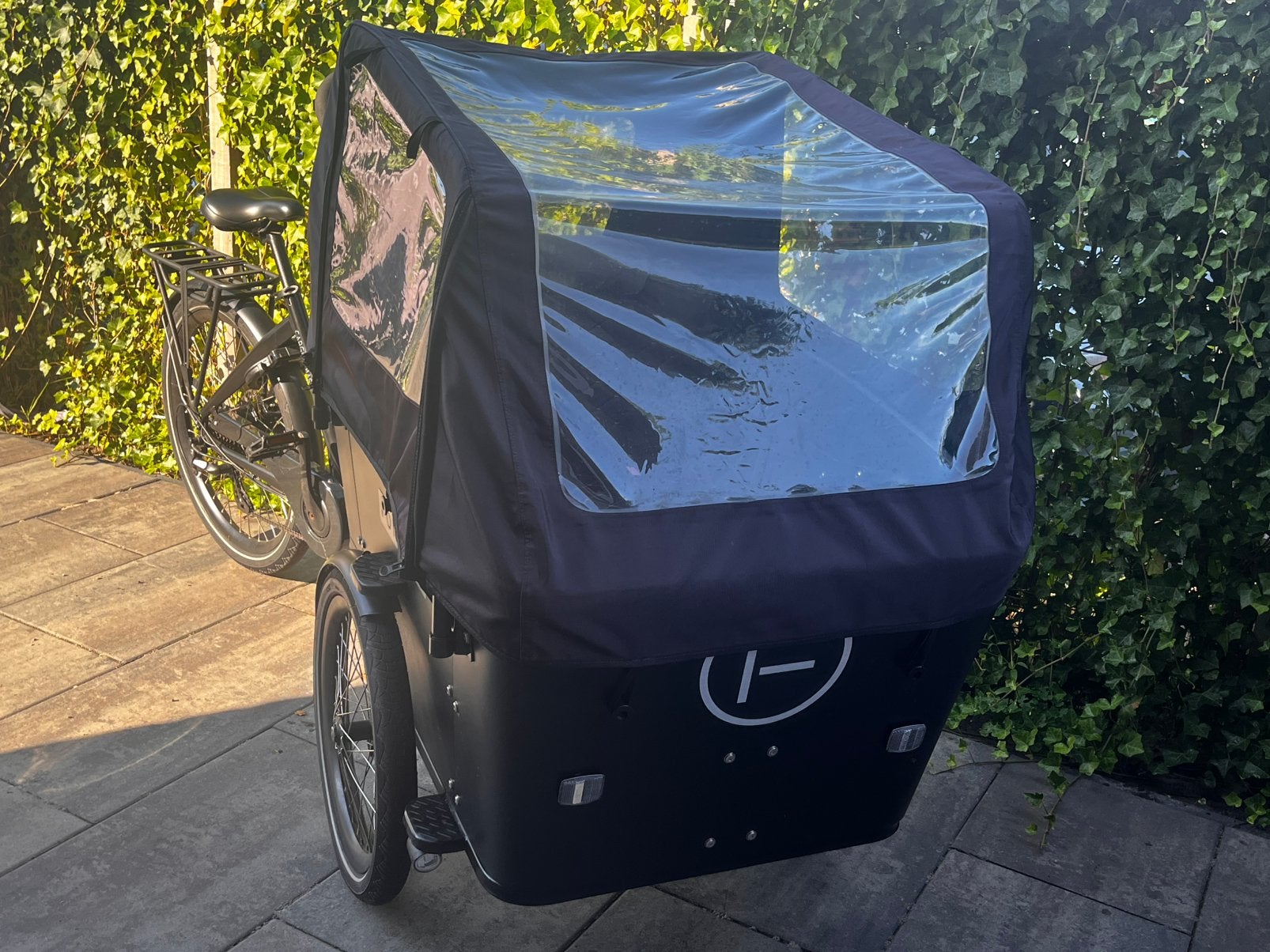 Fongers Cargo 3 Basic - electrische bakfiets, 4 kinderen of meer, Huif, Zo goed als nieuw, Schijfrem